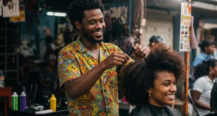 Coiffeur afro, Châteaudun