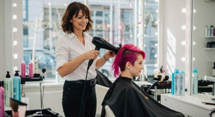 Salon de coiffure, Dreux